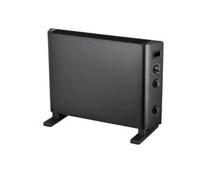 TERMOCONVETTORE ZEPHIR ZCV2005TTN 2000W 2 LIVELLI POTENZA TIMER NERO DA PAVIMENT