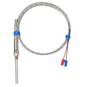 Termocoppia ad alta precisione di tipo K con filettatura M8 in acciaio inossidabile a risposta rapida for il monitoraggio industriale(1M PT100,50mm)