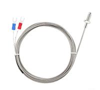 Termocoppia di tipo K in acciaio inossidabile per il rilevamento della temperatura nelle applicazioni di automazione, riscaldamento e controllo dei processi industriali (4m)