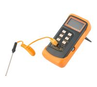 Termocoppia digitale doppio canale tipo K,termometro,6802 II,4x sonda HVAC