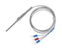 Termocoppia in acciaio inossidabile Tipo PT100 Sensore di temperatura Sonda M8 ad alta precisione Filettatura 50mm-200mm(PT100 1 Meter,150mm)