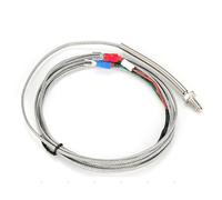 Termocoppia isolante a vite M6 tipo KJ con cavo metallico WRNT-02, sensore di temperatura, 1 pezzo(M6 J tipo 5m)