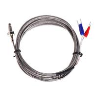 Termocoppia K Tipo Vite Filettatura Fine Tipo K Termocoppia Sensore di Temperatura Filo 0-400℃/32 ~ 1042 °F Termometro Digitale Professionale Igrometro Misuratore di temperatura dell'acqua Sonda