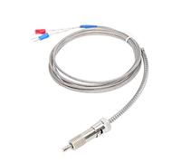 Termocoppia Tipo K 0-400℃ Filettatura M12 Tipo a Molla Sensore di Temperatura Sonda Rilevatore di Temperatura Accessorio(2m / 6.56ft)