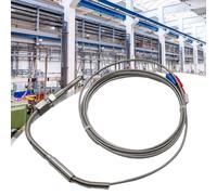 Termocoppia Tipo K 1/8 NPT 1200°C Termocoppia Corazzata Regolabile Sonda di Sca