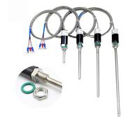 Termocoppia tipo K/E, asta di temperatura PT100, sensore M12, controllo della temperatura, 1 pezzo(K 1M,150mm)