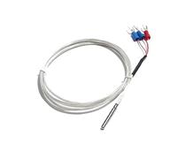 Termocoppia tipo K, Termistore for sonda di misurazione della temperatura termocoppia PT100 4x30MM con connettore a 3 terminali Cavo PTFE 1/2/3/4/5M(3 meterseter Cable Length,2B Level 0.5mm)