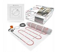Termofol Kit Riscaldamento a Pavimento con Termostato - Riscaldamento Elettrico a Pavimento - Superficie - 1,5 m² - Potenza 150W/m², per Bagno, Soggiorno e Cucina - Termostato - H3