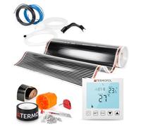 Termofol Riscaldamento Elettrico a Pavimento Set - Kit Riscaldamento con Termostato H1 Riscaldamento ausiliario Potenza 220W/m² - Superficie 3 m² Riscaldamento Elettrico a Pavimento
