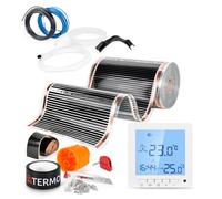 Termofol Riscaldamento Elettrico a Pavimento Set - Kit Riscaldamento con Termostato H2 Riscaldamento ausiliario Potenza 220W/m² - Superficie 4 m² Riscaldamento Elettrico a Pavimento