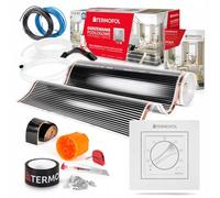 Termofol Riscaldamento Elettrico a Pavimento Set - Kit Riscaldamento con Termostato H3 Riscaldamento ausiliario Potenza 140W/m² - Superficie 2 m² Riscaldamento Elettrico a Pavimento
