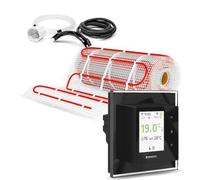 Termofol Set di tappetini riscaldanti con termostato H7 WiFi, colore nero, riscaldamento a pavimento per bagno, soggiorno e cucina, pellicola riscaldante con potenza di riscaldamento 150 W/m2
