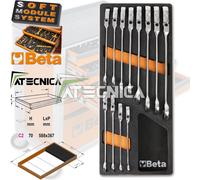 Termoformato Beta M46 C2-147 12 utensili chiavi a cricchetto snodate 142SN 8-19m
