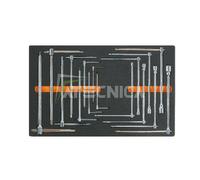 Termoformato Beta M65 C1-588 16 utensili chiavi a T bussola 950 esagonali 951