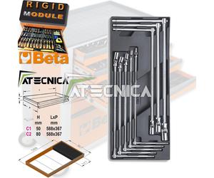 Termoformato Beta T63 C1-147 8 utensili 952 chiavi a T con bussola snodata 7-19