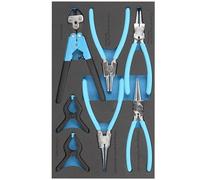 Termoformato morbido Fervi C960/8A set 7pz pinze seeger trnchesi morsetti