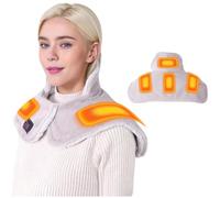 Termoforo Cervicale Senza Fili Ricaricabile, Scaldacollo Elettrico per Cervicale USB 3 Livelli Di Riscaldamento, Timer Di Spegnimento Automatico 10 Ore Lavabile in Lavatrice