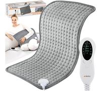 Termoforo Elettrico 30 x 60 cm Cuscino Riscaldante con 10 Livelli di Temperatura