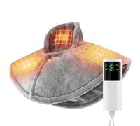 Termoforo Elettrico Cervicale Sciarpa, Scaldacollo Elettrico per Cervicale e Spalle, Termoforo Schiena con Riscaldamento Rapido, 9 Impostazioni Calore, Cuscino Termico per Dolore Muscolare