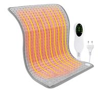 Termoforo Elettrico,Scaldaletto singolo, Cuscino riscaldante con 10 impostazioni di temperatura, cuscinetto termico per schiena, collo, spalle e pancia, morbida flanella, 3 funzioni timer（50 * 100cm）