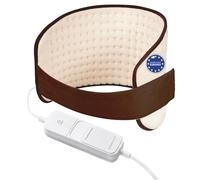 Termoforo Elettrico WarmFlex | Morbida Microfibra 29x69 cm | Riscaldamento Rapido | Sollievo dal Dolore | 3 Livelli di Temperatura | Display Luminoso | Lavabile in Lavatrice + Cintura Regolabile
