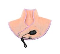 Termoforo Per Cervicale E Spalle Cuscinetto riscaldante ponderato senza fili per collo e spalle, ricaricabile con batteria da 5000 mAh, 3 livelli di calore Riscaldamento Rapido (Rosa)