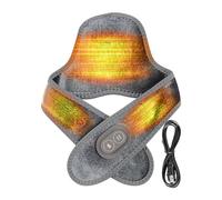 Termoforo Per Il Collo,Massaggiatore Elettrico Alimentato USB Con 3 Temperature - Riscaldante Per Collo E Spalle - Per Rilassamento Muscolare Spalle Casa Ufficio Viaggio Inverno
