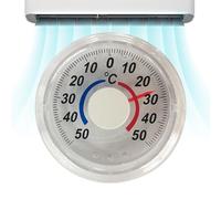 Termografico trasparente per finestra - Termometro digitale compatto per l'uscita della finestra | Misurazione della temperatura per l'uso a casa, in ufficio o all'aperto, immagine chiara e