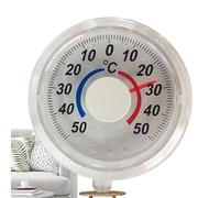 Termografo analogico per finestra - Termografico analogico per esterni | Leggi la temperatura esterna | Controllo della temperatura in anticipo | Facile da leggere mostra chiara per casa, ufficio