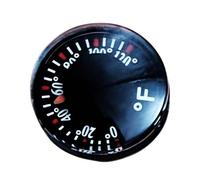 Termografo per interni - gadget circolare con display trasparente, misuratore di temperatura per interni auto, per soggiorno, SUV, serra, giardino, cucina, camera da