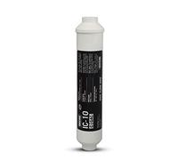 Termoidraulica RV Ionicore IC-10CGAC Filtro in Linea Carbone Attivo granulare al Cocco 1/4" NPT 2"x10"