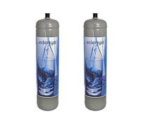 TermoidraulicaRV® 2 bombole CO2 monouso e290 uso alimentare acqua frizzante per gasatori e refrigeratori acqua attacco M11x1