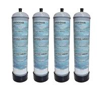 TermoidraulicaRV® 4 Bombole CO2 monouso 600gr. per acquari con attacco M10x1