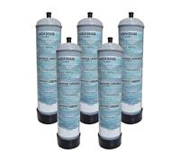 TermoidraulicaRV® 5 Bombole CO2 monouso 600gr. per acquari con attacco M10x1