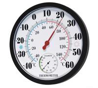 Termoigrometro 2 in 1 per interni ed esterni, misura temperatura e umidità con movimento meccanico preciso (A)