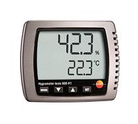 Termoigrometro digitale (intervallo di temperatura: da 0 a 50°C e intervallo di umidità: da 10 a 95% UR) per serre, industriale con certificato di calibrazione di fabbrica Modello: Testo 608H1