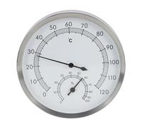 Termoigrometro per sauna in acciaio inossidabile Termoigrometro per interni 2 in 1 per bagno turco Accessori per sauna Resistente alle alte temperature Durevole Facile da leggere