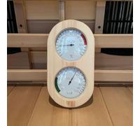 Termoigrometro per sauna in legno, termometro e igrometro 2 in 1, temperatura e umidità ad alta precisione, per bagno turco