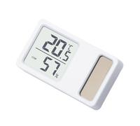Termometri a energia solare, igrometro, misuratore digitale di umidità della temperatura con display LCD per la casa e la stanza del bambino