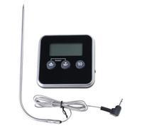 Termometri Alimentari Con Funzione Timer Funzione Digital Detector Della Temperatura Inossidabile Sonda Inossidabile Per Cottura Termometri Elettronici Cooking