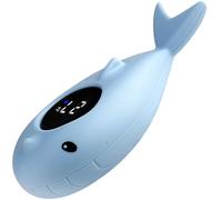 Termometri da bagno per bambini Termometro da bagno digitale accurato a LED Termometro per acqua impermeabile e sicuro Simpatiche balene di ghiaccio