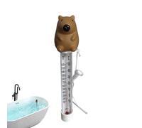Termometri galleggianti per piscina, design Capybara, termometro digitale per vasca idromassaggio, galleggiante, con cordino, per vasca da bagno, doccia, acquario, , lago, spa, bagno e nuoto