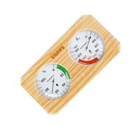 Termometri igrometro in legno Display digitale combinato specifico per la sauna domestica e i bagni turchi Misuratore umidità per bagno turco a parete