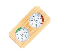 Termometri igrometro in legno Display digitale combinato specifico per la sauna domestica e i bagni turchi Misuratore umidità per bagno turco a parete