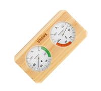 Termometri igrometro in legno Display digitale combinato specifico per la sauna domestica e i bagni turchi Misuratore umidità per bagno turco a parete
