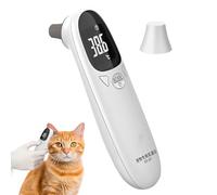Termometri per animali per gatti, termometri Tech Vet, dispositivo di | rilevamento febbre accurato dell'animale domestico, display LED trasparente, design a doppia modalità per maiali, vach