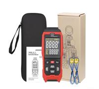 Termometro a contatto a doppio canale TA612B per termocoppia tipo K/J, gamma da -200 °C a 1372 °C con registro dati, allarme superiore/inferiore, schermo a colori VA