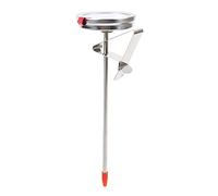 Termometro a frittura, TTE35125 Clip in acciaio in acciaio inossibile per olio di caramelle con quadrante 5 cm per la griglia barbecue di tacchino (30 cm)