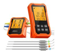 Termometro a Infrarossi, Connettività Bluetooth Termometro Digitale Per Carne Con Sonda Wireless, Cucina Timer Sveglia,per cucina/BBQ/grill/HVAC