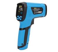 Termometro a Infrarossi Schermo LCD a Colori Pistola per Temperatura del Calore Senza per Barbecue HVAC con Sonda di Tipo K